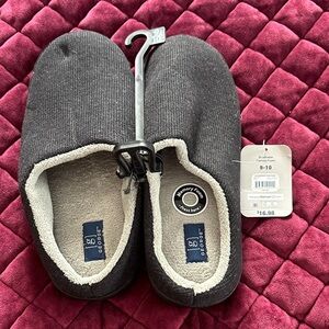 George Kids Charcoal Slippers